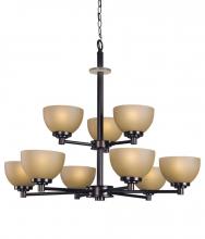 Woodbridge 10067-CDV - Nickel Up Chandelier