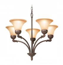 Woodbridge 12126-RBZ - Bronze Up Chandelier