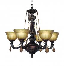 Woodbridge 12151-OWB - Bronze Up Chandelier