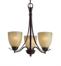 Woodbridge 12180-MAB - Bronze Up Chandelier