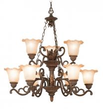 Woodbridge 15017-GBZ - Bronze Up Chandelier