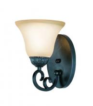 Woodbridge 53055-TBK - Black Bathroom Sconce