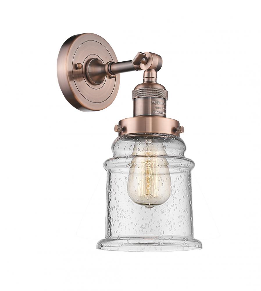 Canton - 1 Light - 7 inch - Antique Copper - Adjustable Sconce