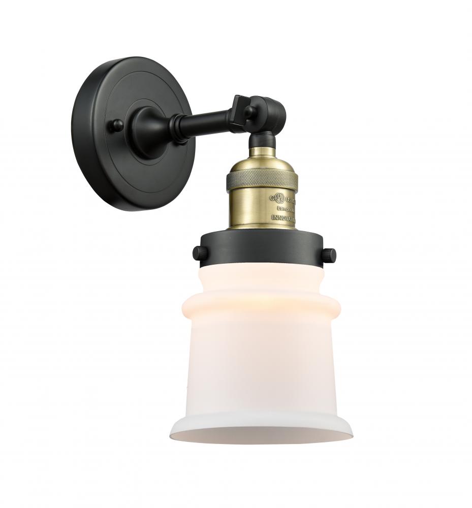 Canton - 1 Light - 5 inch - Black Antique Brass - Adjustable Sconce