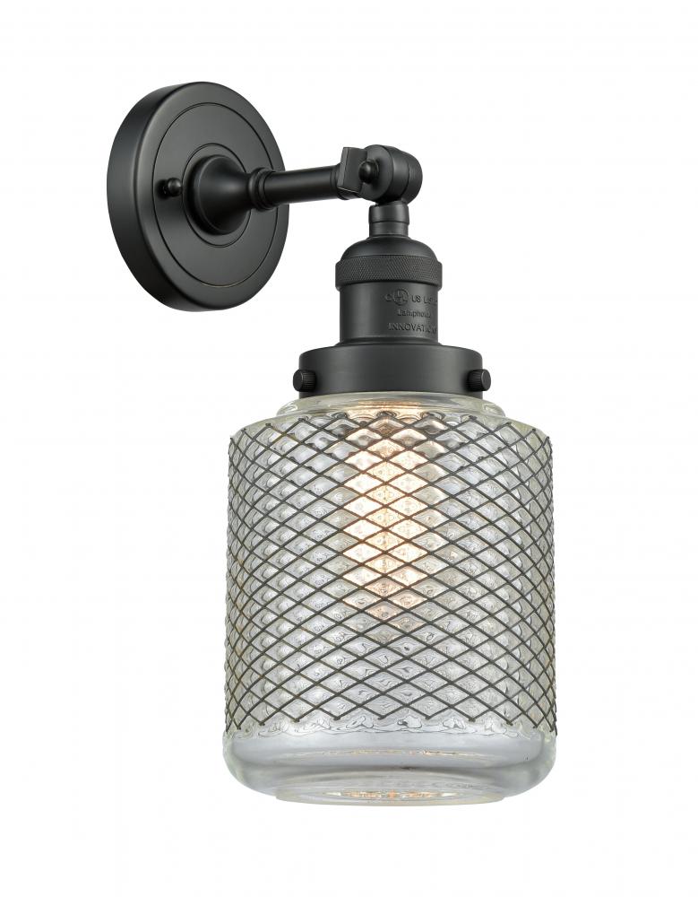 Stanton - 1 Light - 6 inch - Matte Black - Adjustable Sconce