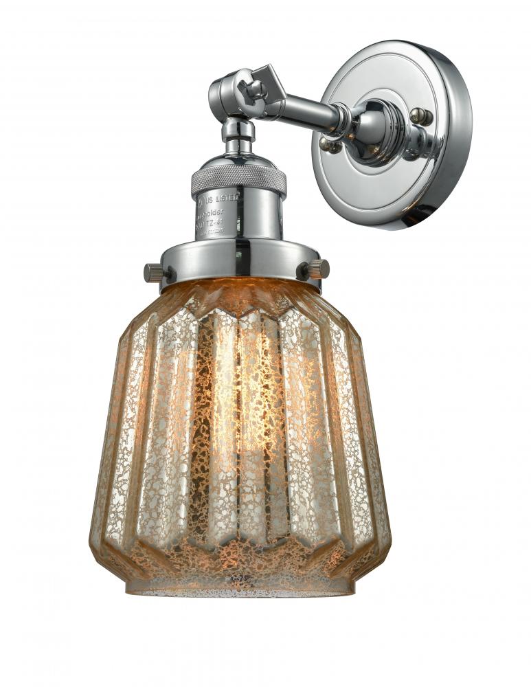 Chatham - 1 Light - 7 inch - Polished Nickel - Adjustable Sconce