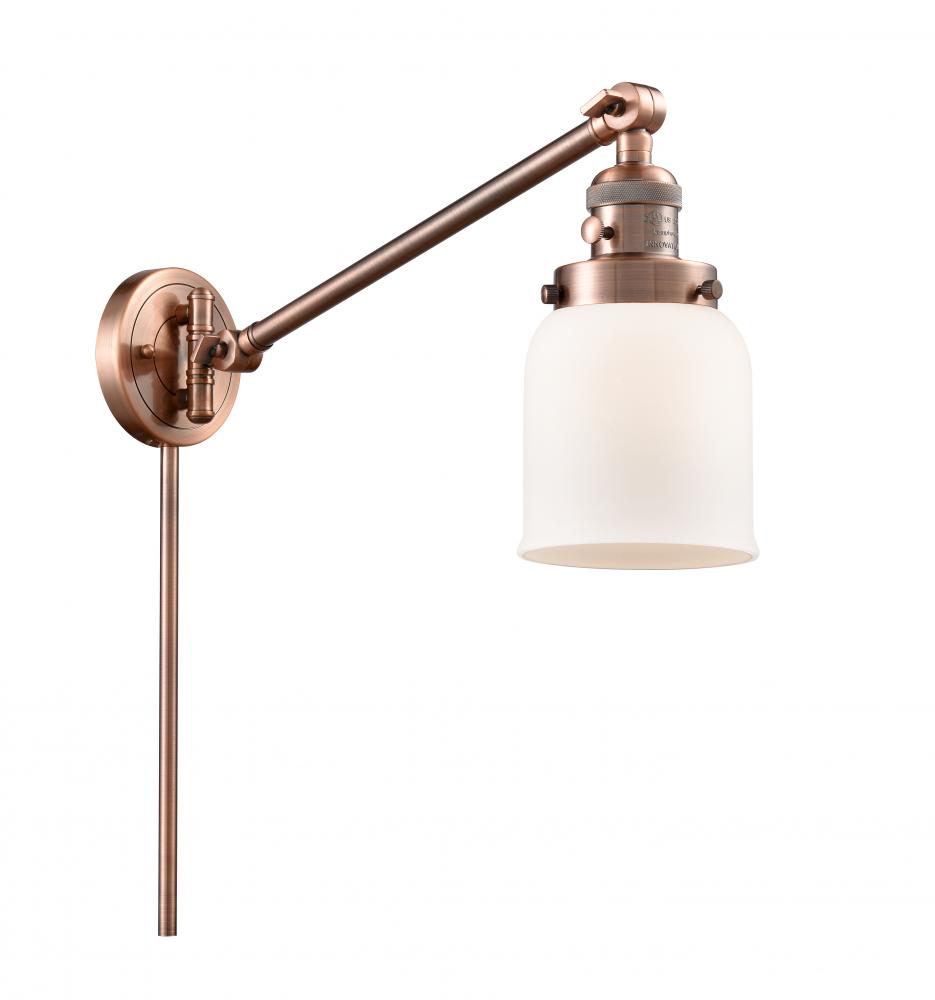 Bell - 1 Light - 8 inch - Antique Copper -Adjustable Swing Arm