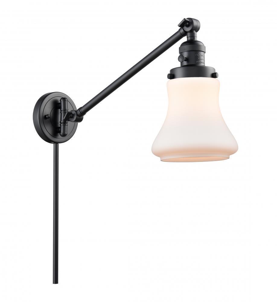 Bellmont - 1 Light - 8 inch - Matte Black -Adjustable Swing Arm