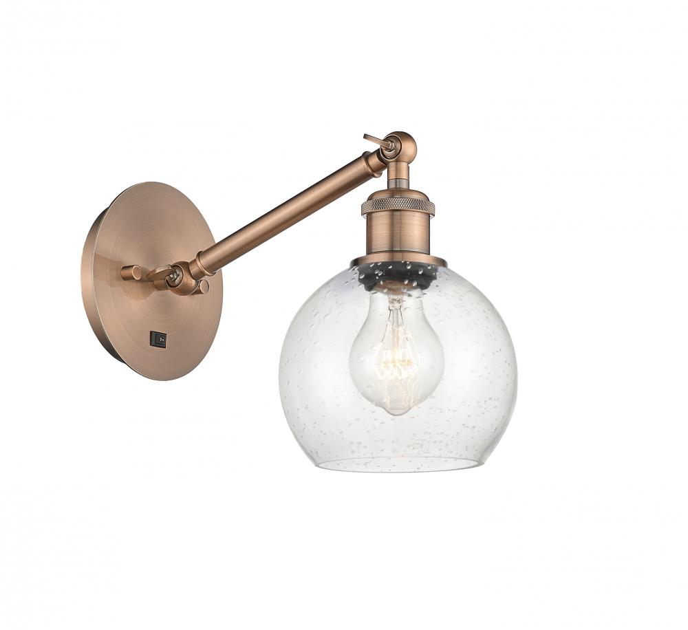 Athens - 1 Light - 6 inch - Antique Copper - Adjustable Sconce