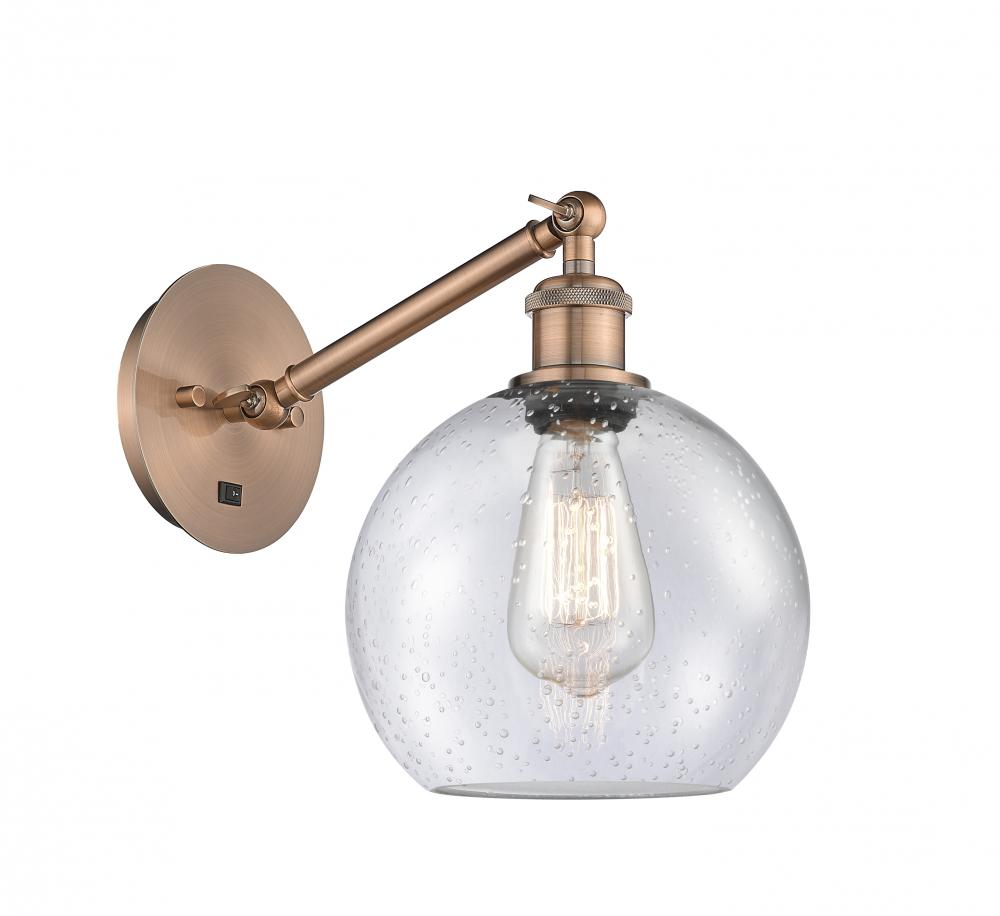 Athens - 1 Light - 8 inch - Antique Copper - Adjustable Sconce