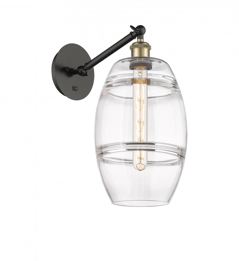 Vaz - 1 Light - 8 inch - Black Antique Brass - Adjustable Sconce