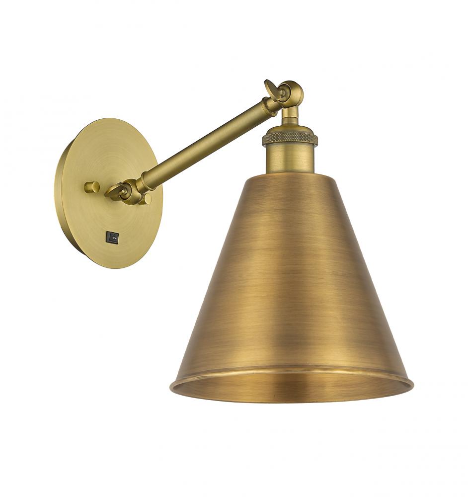 Berkshire - 1 Light - 8 inch - Brushed Brass - Adjustable Sconce