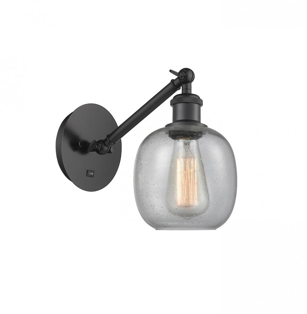 Belfast - 1 Light - 6 inch - Matte Black - Adjustable Sconce