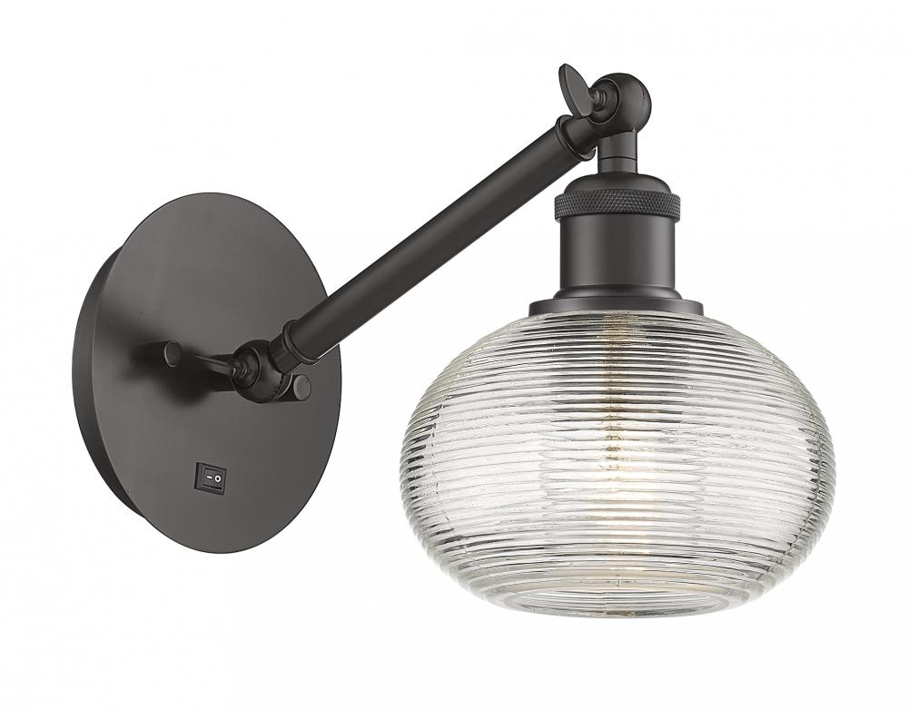 Ithaca - 1 Light - 6 inch - Oil Rubbed Bronze - Adjustable Sconce