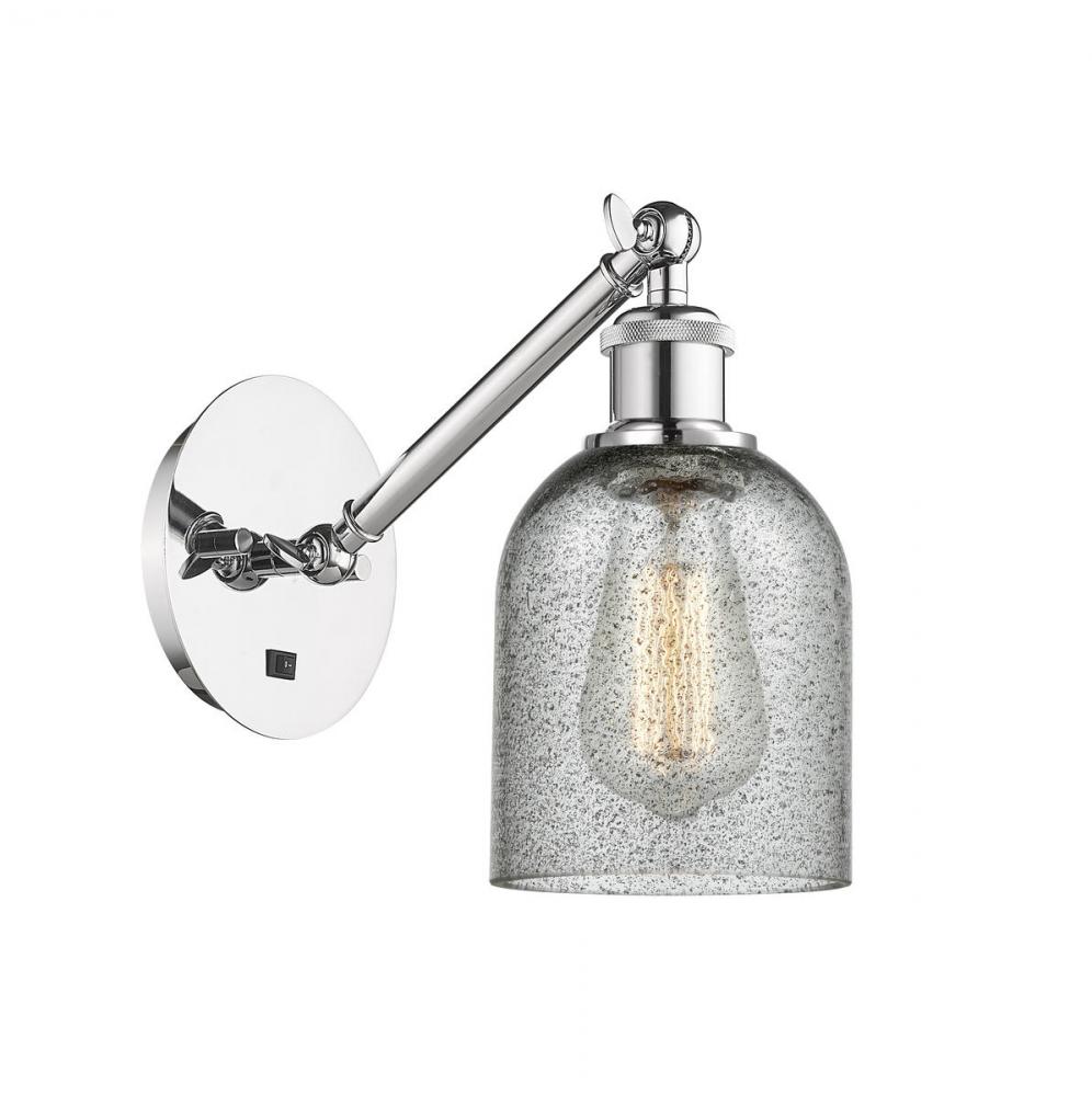 Caledonia - 1 Light - 5 inch - Polished Chrome - Adjustable Sconce