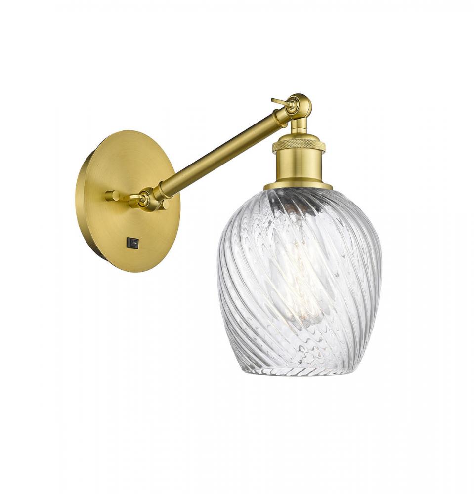 Salina - 1 Light - 6 inch - Satin Gold - Adjustable Sconce