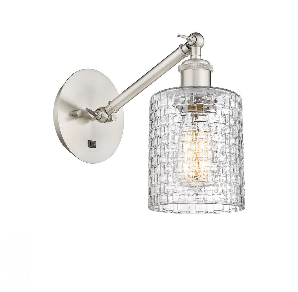 Cobbleskill - 1 Light - 5 inch - Brushed Satin Nickel - Adjustable Sconce