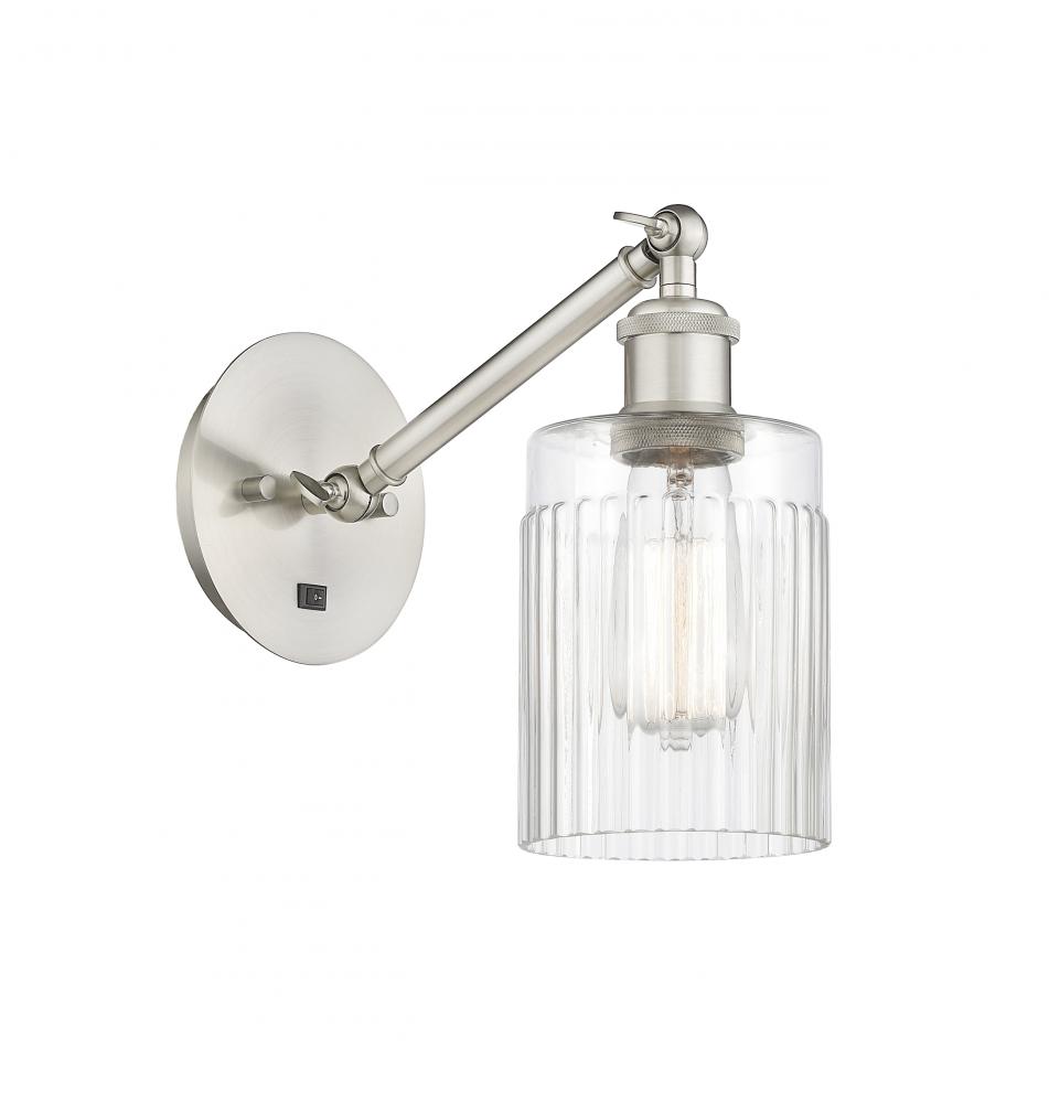 Hadley - 1 Light - 5 inch - Brushed Satin Nickel - Adjustable Sconce