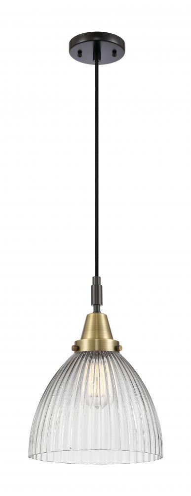 Seneca Falls - 1 Light - 10 inch - Black Antique Brass - Mini Pendant
