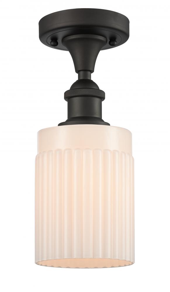 Hadley - 1 Light - 5 inch - Oil Rubbed Bronze - Semi-Flush Mount