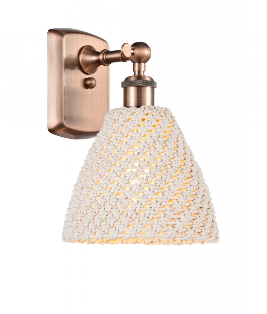 Bristol Natural - 1 Light - 8 inch - Antique Copper - Sconce