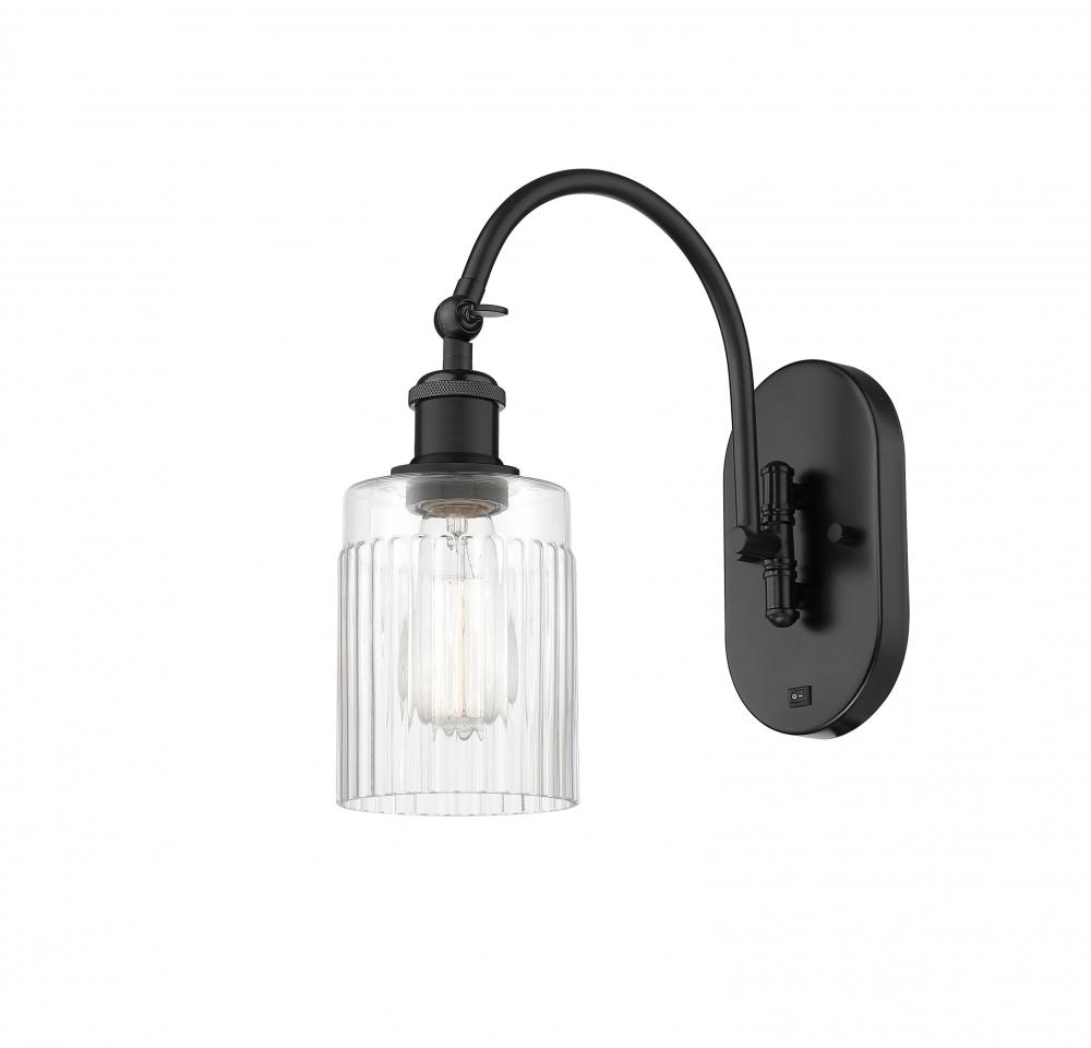 Hadley - 1 Light - 5 inch - Matte Black - Adjustable Swing Arm