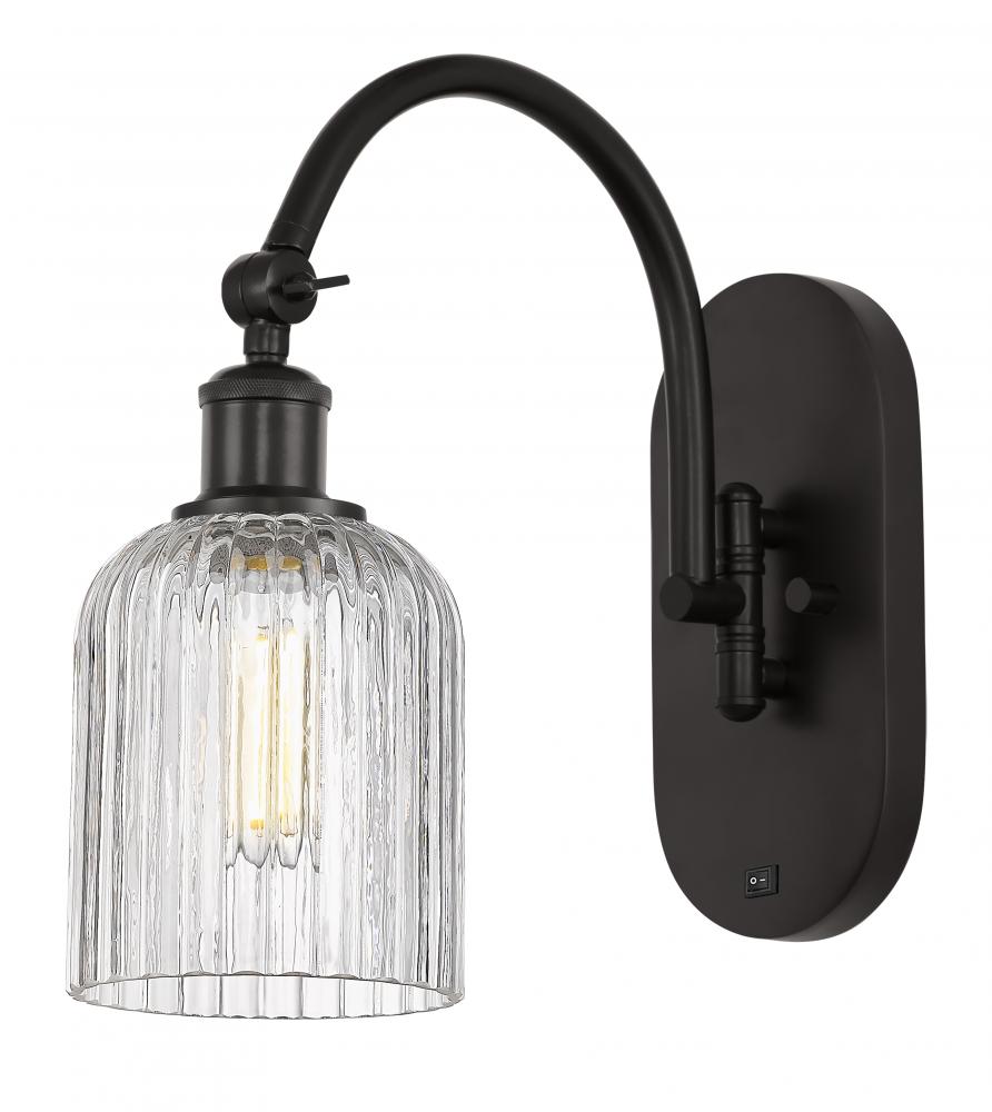 Bridal Veil - 1 Light - 5 inch - Oil Rubbed Bronze - Adjustable Swing Arm