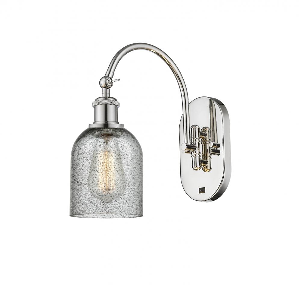Caledonia - 1 Light - 5 inch - Polished Nickel - Adjustable Swing Arm