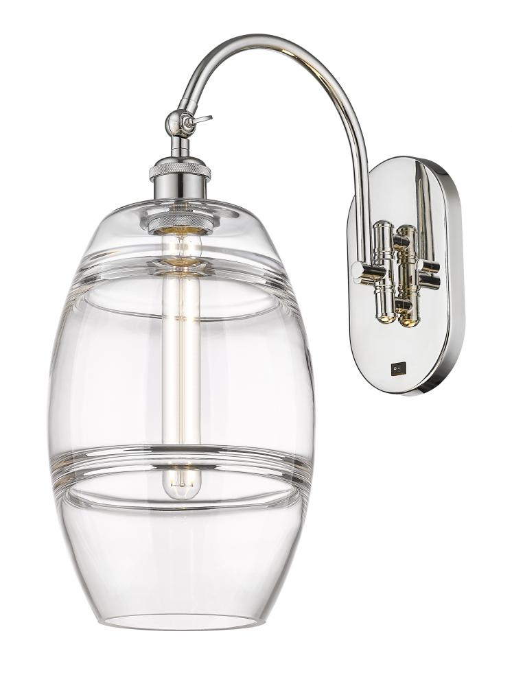 Vaz - 1 Light - 8 inch - Polished Nickel - Adjustable Swing Arm