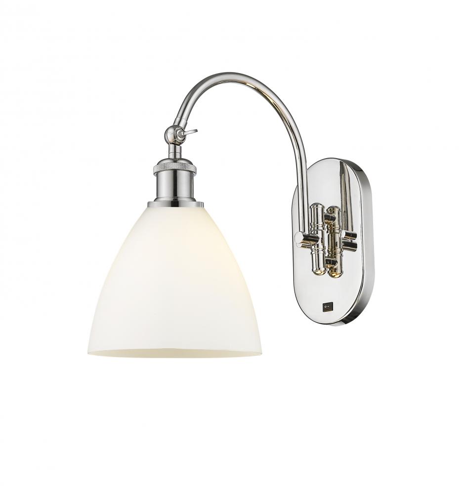 Bristol - 1 Light - 8 inch - Polished Nickel - Adjustable Swing Arm