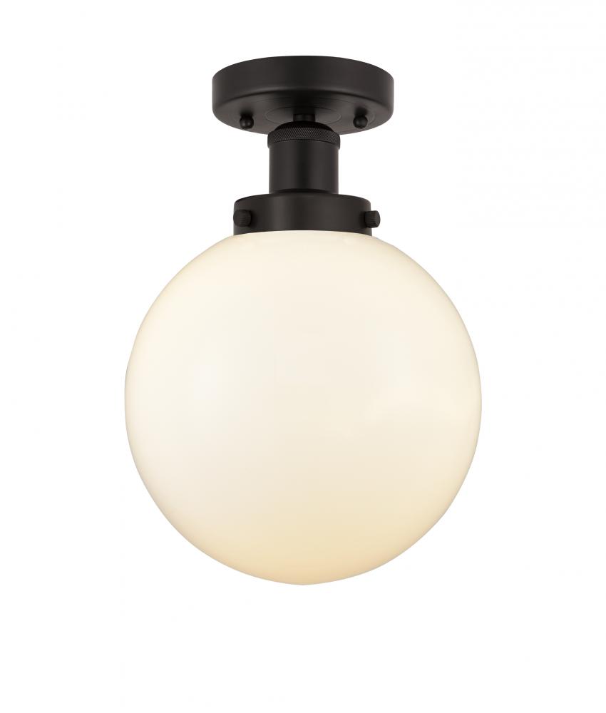 Beacon - 1 Light - 8 inch - Oil Rubbed Bronze - Semi-Flush Mount
