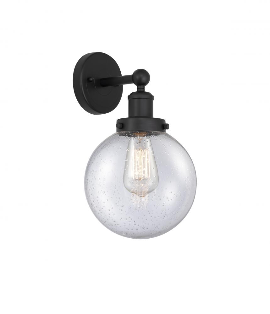 Beacon - 1 Light - 8 inch - Matte Black - Sconce