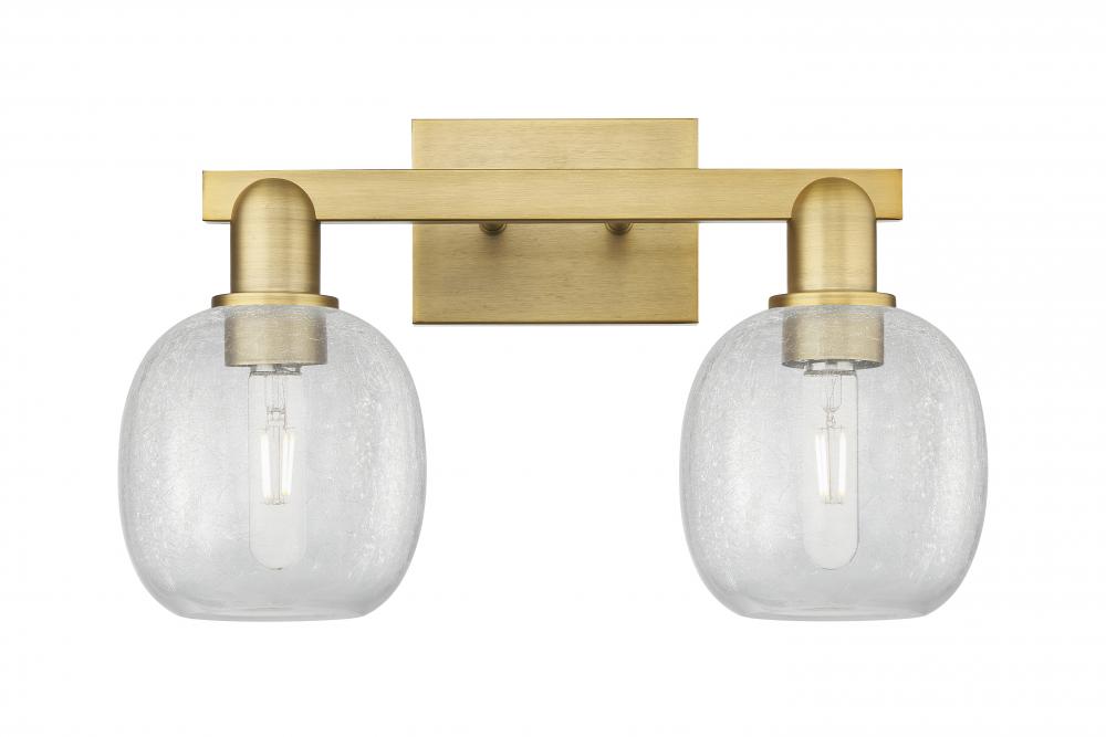 Belfast - 2 Light - 17 inch - Polished Chrome - Bath Vanity Light