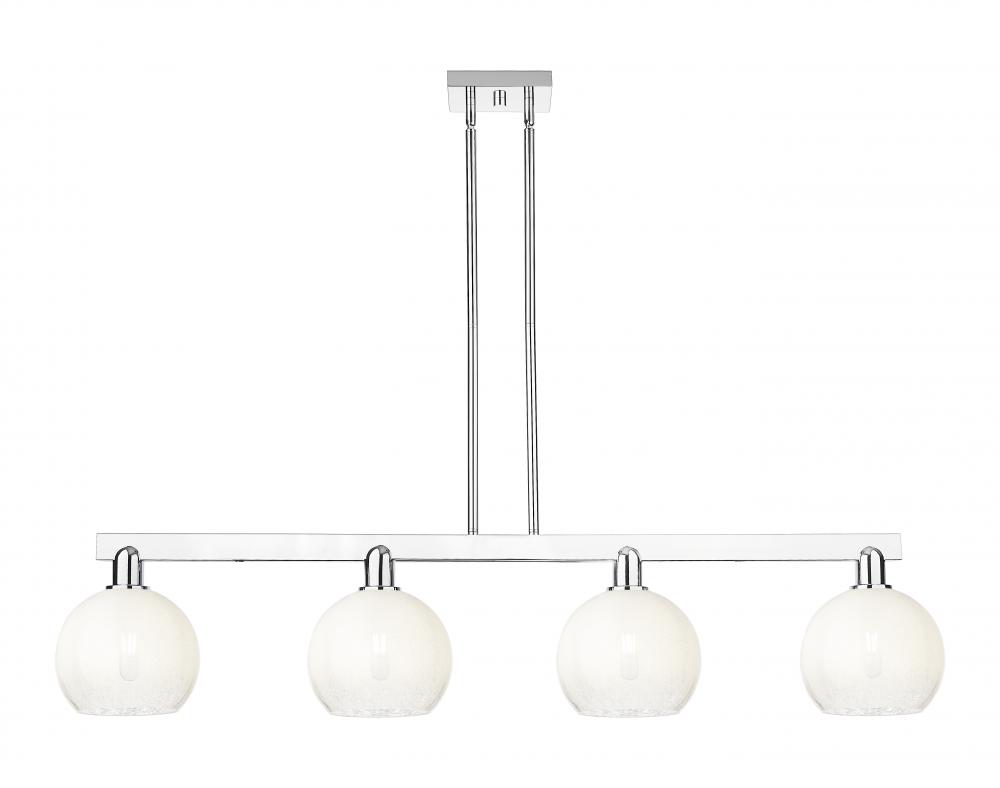 Brookhaven Globe - 4 Light - 48 inch - Polished Chrome - Cord hung - Island Light