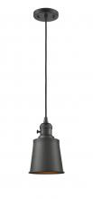 Innovations Lighting 201CSW-OB-M9-OB - Addison - 1 Light - 5 inch - Oil Rubbed Bronze - Cord hung - Mini Pendant