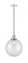 Innovations Lighting 201CSW-PC-G202-10 - Beacon - 1 Light - 10 inch - Polished Chrome - Cord hung - Mini Pendant