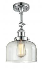 Innovations Lighting 201F-PC-G72 - Bell - 1 Light - 8 inch - Polished Chrome - Adjustable Semi-Flush Mount