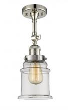Innovations Lighting 201F-PN-G182 - Canton - 1 Light - 6 inch - Polished Nickel - Adjustable Semi-Flush Mount