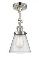 Innovations Lighting 201F-PN-G64 - Cone - 1 Light - 6 inch - Polished Nickel - Adjustable Semi-Flush Mount