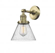 Innovations Lighting 203-AB-G44 - Cone - 1 Light - 8 inch - Antique Brass - Sconce