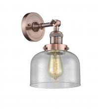 Innovations Lighting 203-AC-G74 - Bell - 1 Light - 8 inch - Antique Copper - Adjustable Sconce