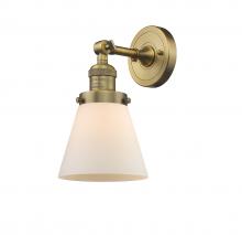 Innovations Lighting 203-BB-G61 - Cone - 1 Light - 6 inch - Brushed Brass - Sconce