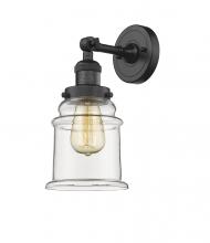 Innovations Lighting 203-BK-G182 - Canton - 1 Light - 7 inch - Matte Black - Adjustable Sconce