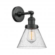 Innovations Lighting 203-BK-G44 - Cone - 1 Light - 8 inch - Matte Black - Adjustable Sconce