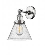 Innovations Lighting 203-PC-G44 - Cone - 1 Light - 8 inch - Polished Chrome - Adjustable Sconce