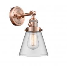 Innovations Lighting 203SW-AC-G62 - Cone - 1 Light - 6 inch - Antique Copper - Adjustable Sconce