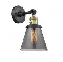 Innovations Lighting 203SW-BAB-G63-LED - Cone - 1 Light - 6 inch - Black Antique Brass - Adjustable Sconce