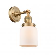 Innovations Lighting 203SW-BB-G51 - Bell - 1 Light - 5 inch - Brushed Brass - Adjustable Sconce
