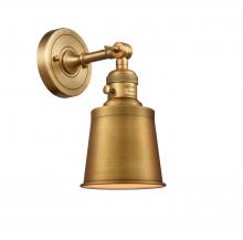Innovations Lighting 203SW-BB-M9-BB - Addison - 1 Light - 5 inch - Brushed Brass - Adjustable Sconce