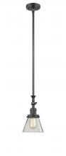 Innovations Lighting 206-OB-G62 - Cone - 1 Light - 6 inch - Oil Rubbed Bronze - Stem Hung - Adjustable Mini Pendant